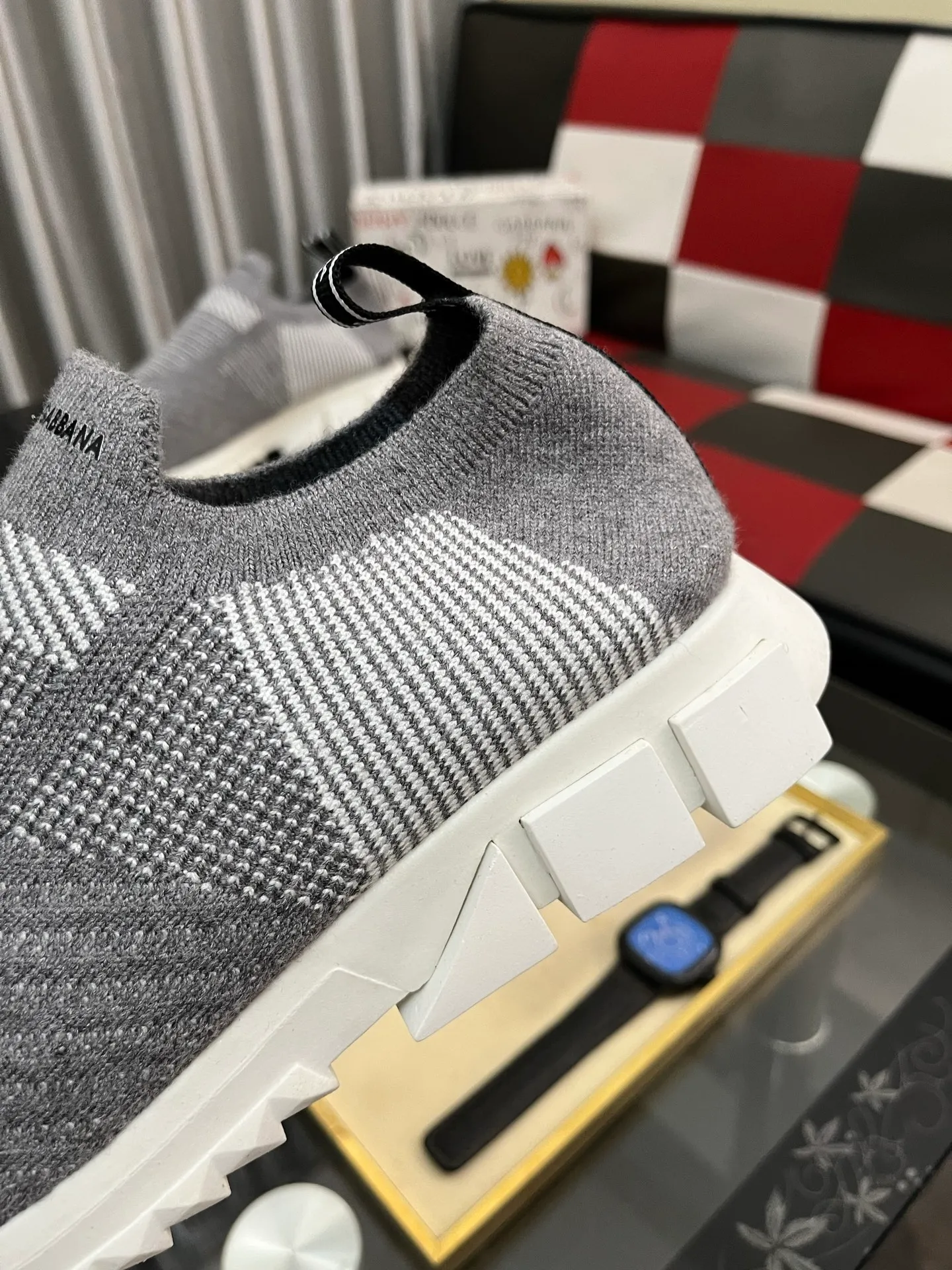 Men's men's shoes💰340⌚️⌚️【DG～】men's casual shoes 2022z cabinet simultaneous sale 🔶🔷🔜The upper is made of cowhide spliced fabric ➕Mesh lining, which is comfortable and breathable. The sole is: the original comfortable and wear-resistant outsole, ⚠️The real thing📱Photographed🎬The real thing is better📢📢📢Size: 35-46